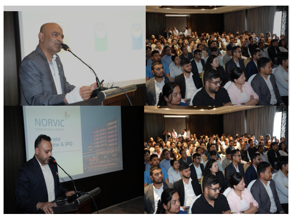 नर्भिक इन्टरनेशनल हस्पिटलको शेयर निष्काशन सम्बन्धी 'रोड शो' सम्पन्न